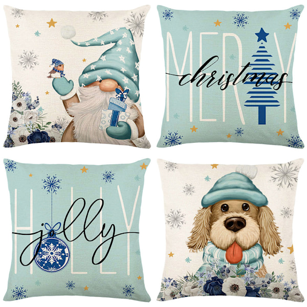 Kvadratisk kudde, dekorativ kuddfodral, mjuk kuddfodral, bekväm kuddfodral, kuddfodral 45*45cm färg:style8