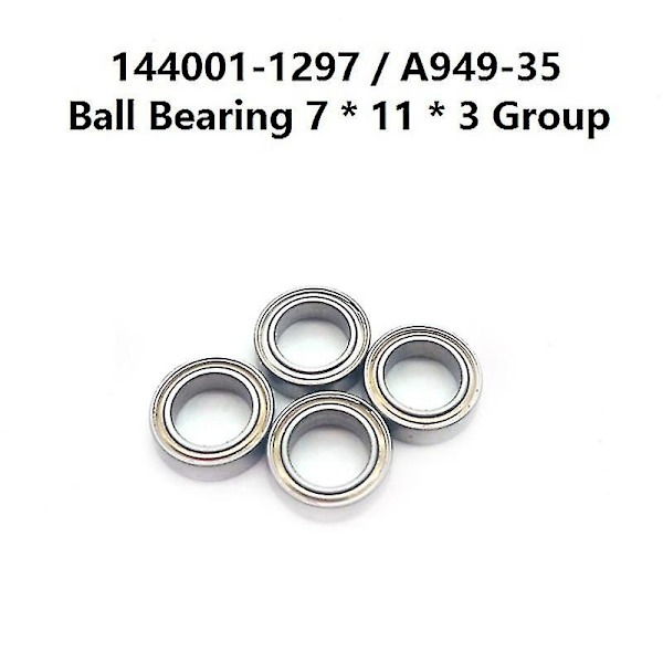 40 st kullagersats för Wltoys 144001 144002 124016 Rc bildelar
