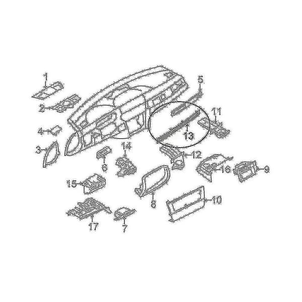 Vannbegerholder Trim Panel For E92 E93 E90 E91 2004-2012 51457138797 51457138798 51457138799