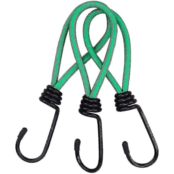 12 stk. Krog Spændebånd, Presenning Spændebånd Krog Bungee Spændebånd Camping Med Krog, Elastisk Webning