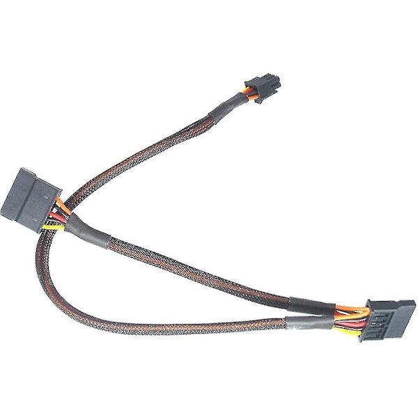 Lille 6p til Splitter 15p SATA Strømkabelledning til Vostro 3650 3653 3655 Desktop Computer Hdd Ssd P