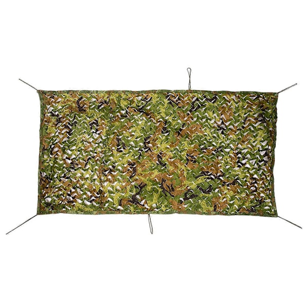 Woodland Camo Netting Camouflage Net til Camping, Jagt, Skydning, Militær, Solbeskyttelse
