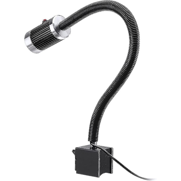 Magneettijalustallinen työstökoneen työvalo, 9w led-sorvausvalo, joustava, vedenkestävä, magneettijalustalla työpajaan, sorvaan, CNC-jyrsinkoneeseen, metallin jyrsintään M