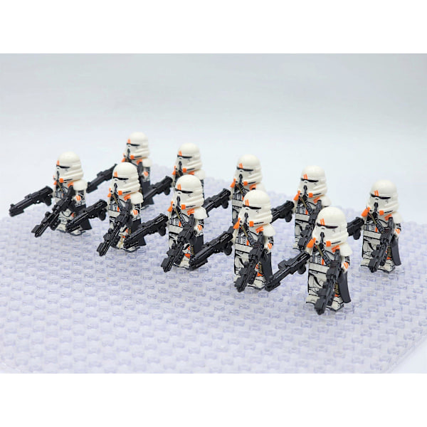 Star Wars Fase 2 212th Airborne Clone Troopers Faldskærmsudspringere Brugerdefinerede Minifigurer