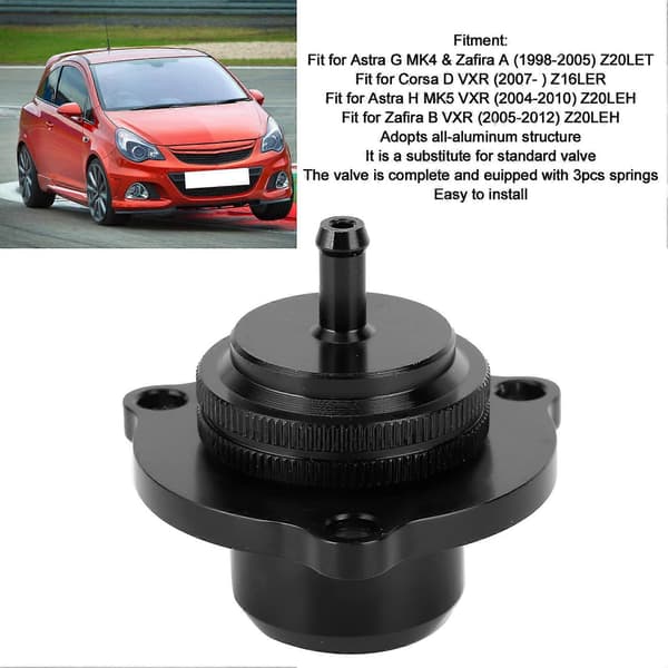 Turbolader VXR Blow Off Ventil Recirkulerende Dump Passer til Astra G MK4 og Zafira A
