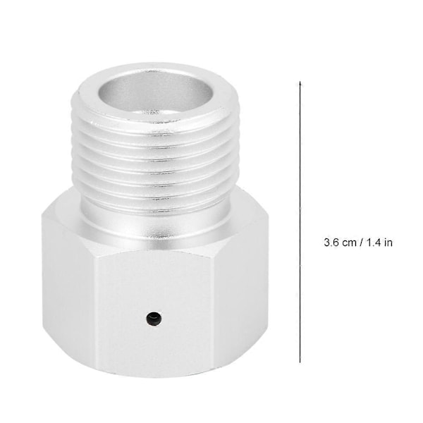 Homebrew Cylinder Adapter Konnektor Hun Gevind TR21-4 til Han Gevind W21.8-14 til Sodastream