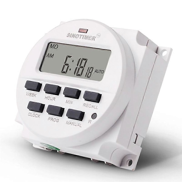 SINOTIMER Tm618N-2 LCD 1,6 tuuman digitaalinen ohjelmoitava ajastinkytkin