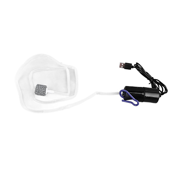 Mini USB Akvaarion Happipumppu - Hiljainen Energiaa Säästävä Monitoiminen Kannettava Akvaarion Ilmapumppu