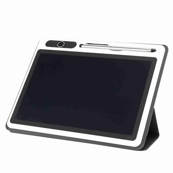 Elektroninen muistilehtiö LCD-tabletti piirustusalusta toimistotarvikkeet käsinmaalaustyökalu 9 tuumaa (musta (keinonahkakotelolla))