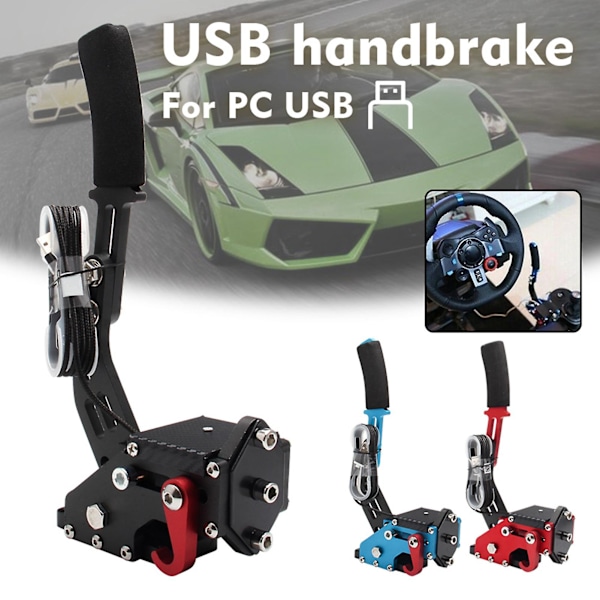 USB Håndbrekk 16 Bit Bremsesystem PC SIM Lineært Håndbrekk for Logitech G27 G25 G29 T500 T300 FANATECOSW LFS Racerspill