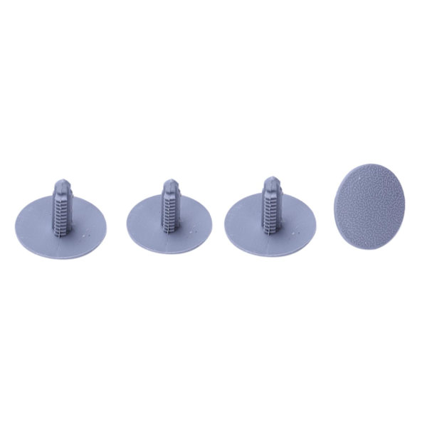 20 st grå plastmatta mot fordonssplaschmodellklämmor 7 mm x 16 mm x 24 mm