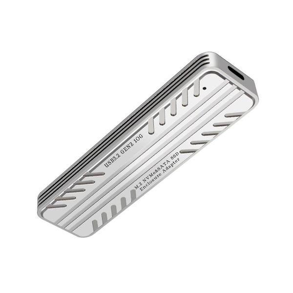 SSD-kotelo M.2 NVMe/SATA-kotelo USB C PCIe M2 SSD-kotelo USB 3.2 Gen2 10 Gbps 2230 2242 -koon SSD-levyille