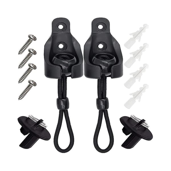 Opgraderet Bungee Kit og End Cap Udendørs Rulle Solskærm Reservedel Shade Tie Downs Elastisk W