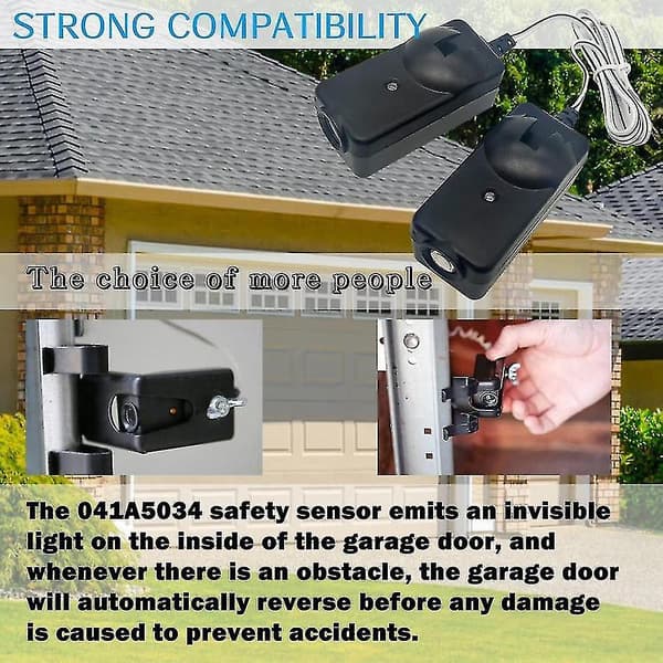 Ersättning för garageportsensor Säkerhetssensorstråleögon för 41a5034 Sears öppnardelar