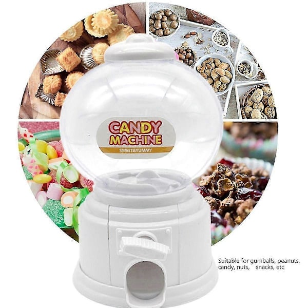 Bærbar Børne Slikautomat Plast Mini Gumball Dispenser Børn Børnehave Gave