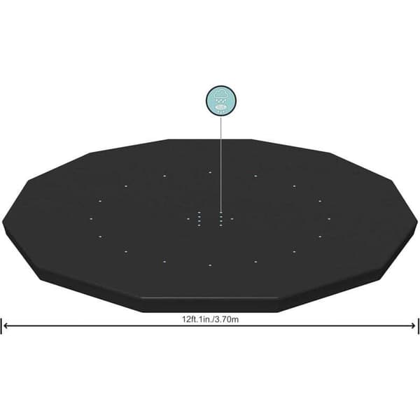 ALOVEZ 4-säsongsskydd för rund ovanmarkspool, diameter 366 cm