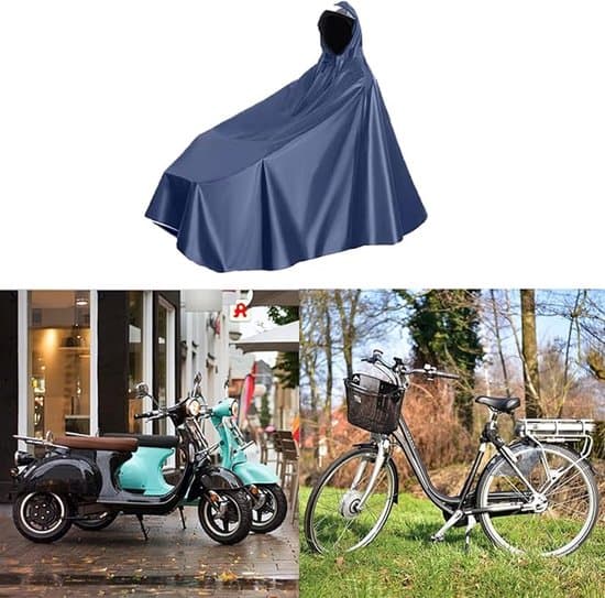 Vedenpitävä Unisex Laivastonsininen Pyöräilysadeviitta
