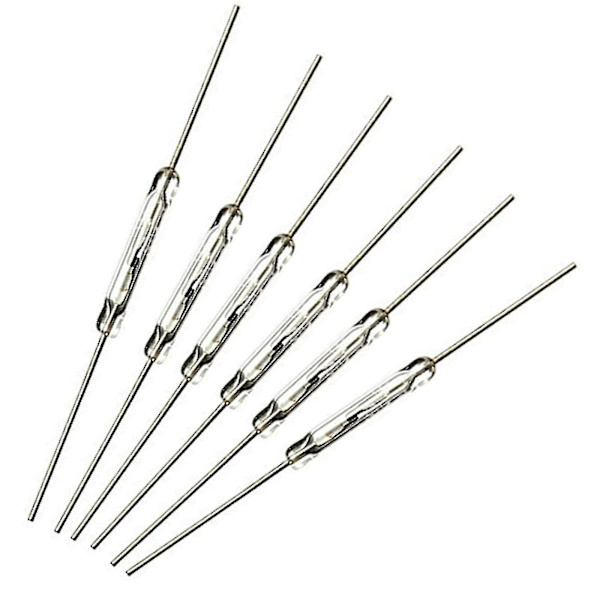 50 st Reed-omkopplare Magnetkontakter Reed-kontakt Induktionssensor 14mm X 2mm