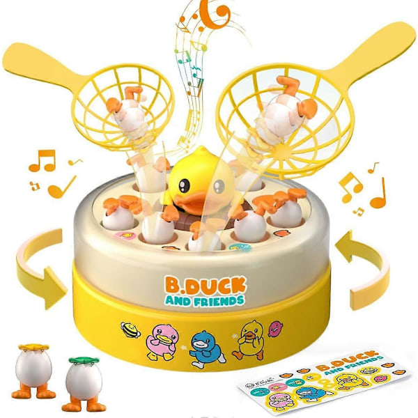 Andefangst Musikspil til Børn Familie Bounce Catch And Pop Up Brætspil Småbørn Førskole Legetøj 2024THO