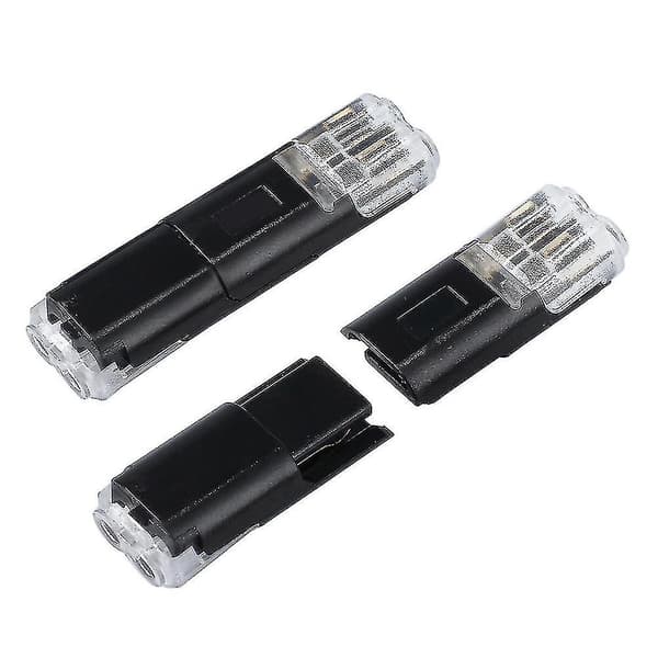12v Ledningskabel Snap Plug-In Konnektor Terminalforbindelser Samlere Til Bil Autoblack10stk