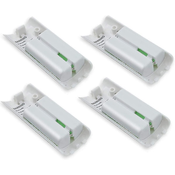 4-pak Ladbare Batteripakker for Wii og Wii U Fjernkontroll 2800mah