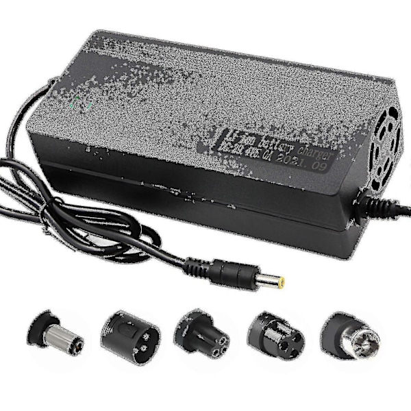 29.4v 42v 54.6v 58.8v 67.2v 84v 96.6v Li-ion Batteri Multifunktions Oplader 2a 5a Med Køleventilator 24v 36v 48v 51v 60v 72v