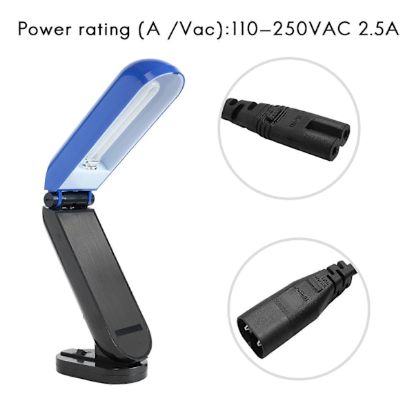 Förlängningssladd, Iec320 C7 till C8 Adapter Förlängningssladd med Strömbrytare och \"8\" Interface