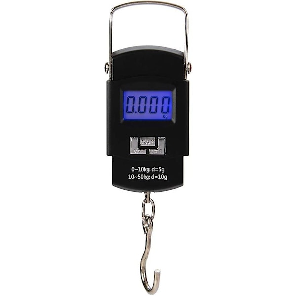 Bärbar bagagevåg 50 kg Elektronisk digital resväska Resväska Hängande vägningsskala
