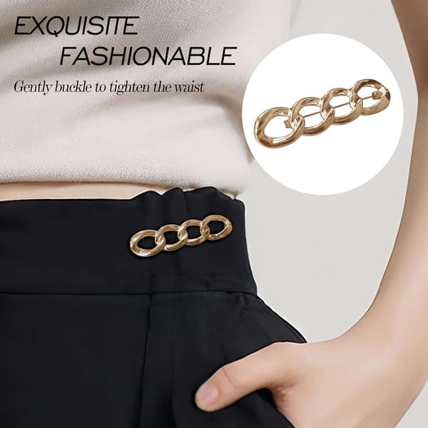 Adjustable Jean Buttons, No-Sew Required, Including Detachable Buttonholes, Perfect Fit and Removable Buttons for Instant Use.