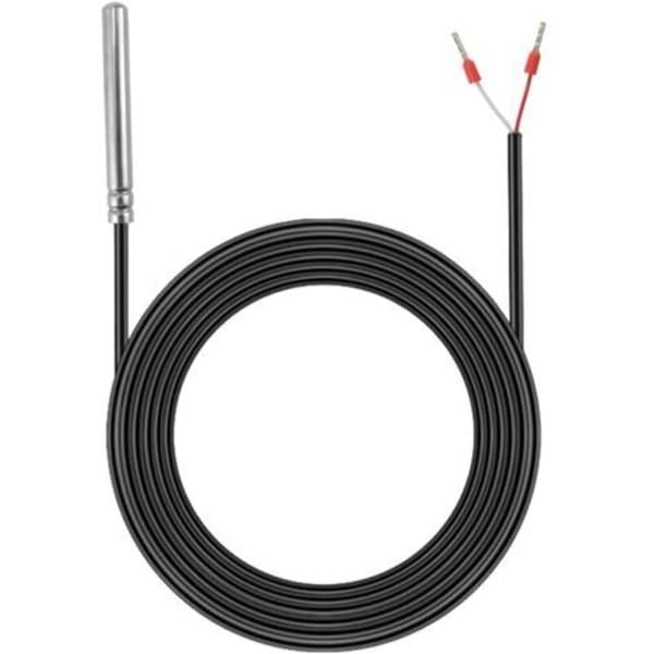 PT1000 vanntett temperatursensor, 3M solcelletemperatursensor med vanntett PVC og rustfri stålkabel