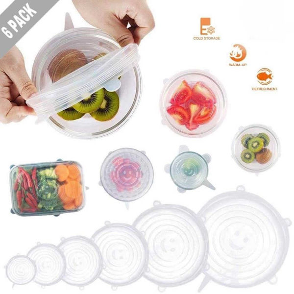 Reusable Eco-Friendly Elastic Lids Storage Kitchen
