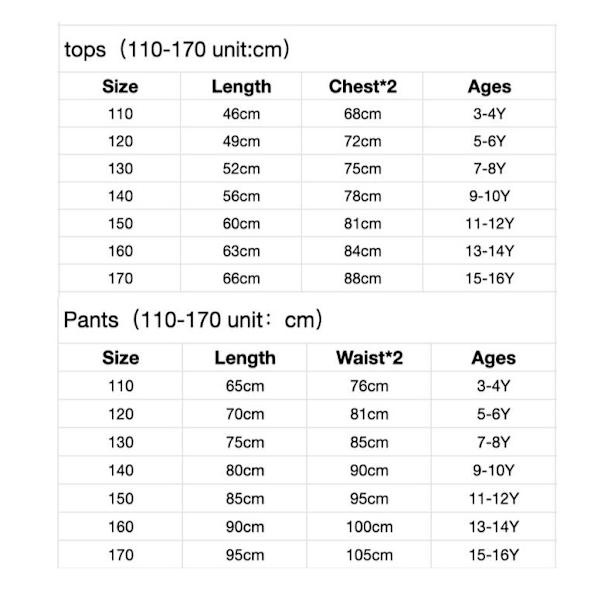 Vår och höst långärmad byxor pyjamas set-storlek:150cm