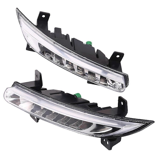 1 Par Bil LED DRL Dimljus för Renault Fluence 2014+ Automatisk Körlampa Varselljus Stötfångare