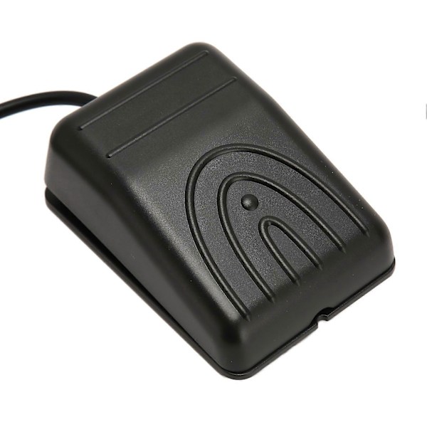 Fotpedal 16A 250V AC Hög Effekt Självåterställande Vattentät Enkel Fotpedal Kontroller Strömbrytare med 2m Kabel FS211W3B, 3-trådig