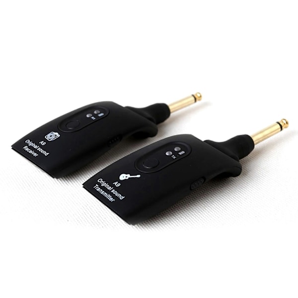 2.4GHz Trådløst Gitarsystem Oppladbart Digitalt Gitar A9 Sender og Mottaker for Elektrisk G