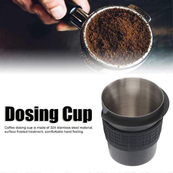 Kaffedosering Kopp Rustfritt Stål Kaffedosering Kopp Kaffe Kaffemaskin Tilbehør Luktende Luktekopp 58mm