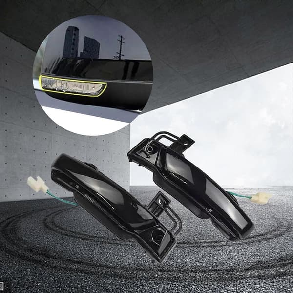 2 kpl/setti LED Dynaamiset sivupeilin suuntavalot 2011-2023 Dodge Durango js
