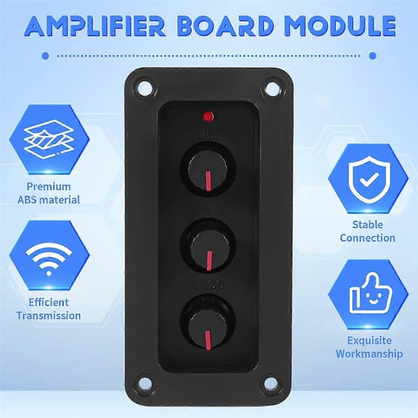 Digital Effektforstærker Board Stereo Forstærker NS4110B Lydforstærker 2X20W HIFI Amplificador Diskant Bas