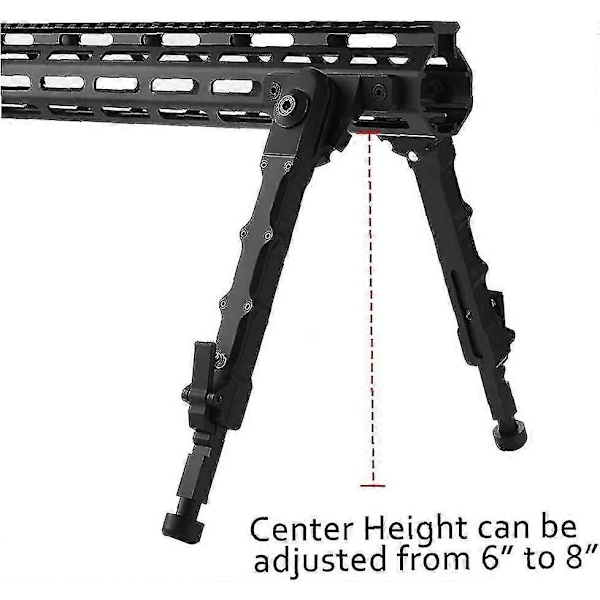 Utomhus Bipod Kamera Justerbar Bipod Aluminiumlegering Snabbkoppling Stabil V9 Bipod För Utomhus Svart Utrustning