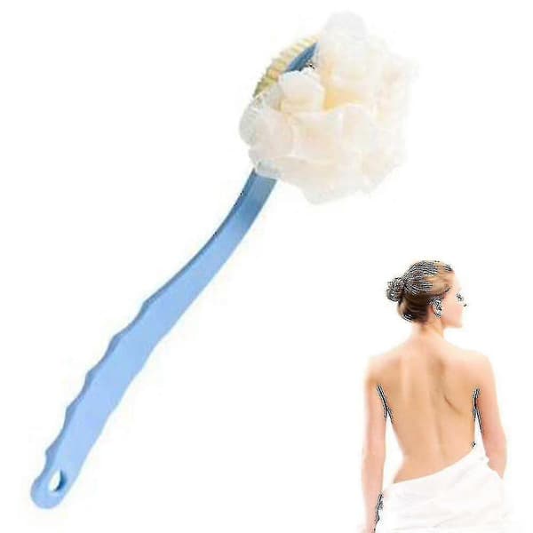 Duschborste med borst och loofah