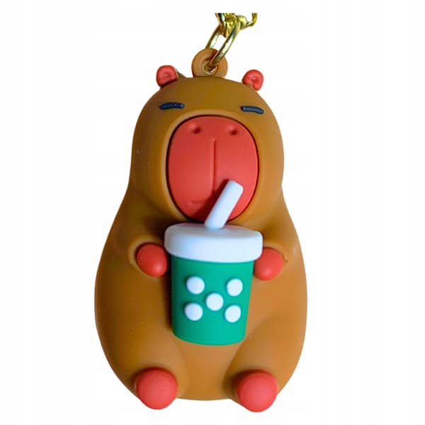 Keychain Capybara Shake Bubble Capybara Car Pendant Small Keychain 3D