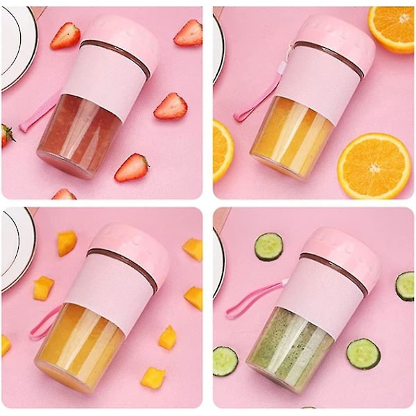 Mini Elektrisk Bærbar Blender, Mini Bærbar Blender, Bærbar Juicer Mini Frugtblender