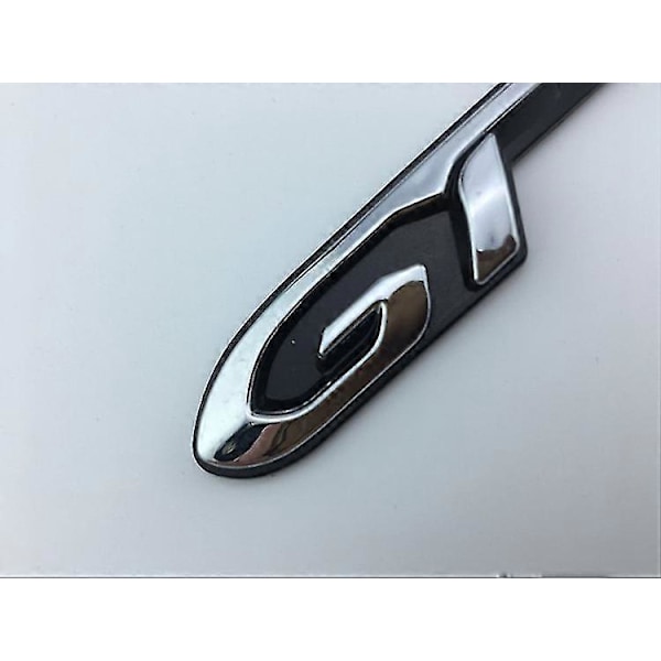 SSRGV 1 st GT Silver Svart Röd Metall Badge för Peugeot 2008 3008 208 308 5008 508 108 RCZ