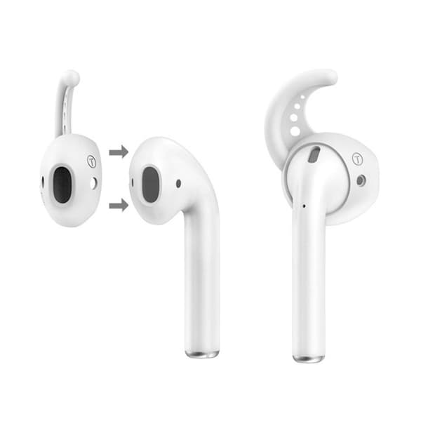 AirPods Earpads Earhooks Silicone Hooks Earhooks White