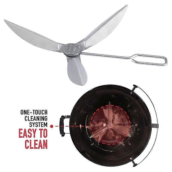 18-1/2-tums Grills One-Touch Rengöringssystem Kit, för 7443 90719 Kolgrill/Kittelgrillar Ersättning