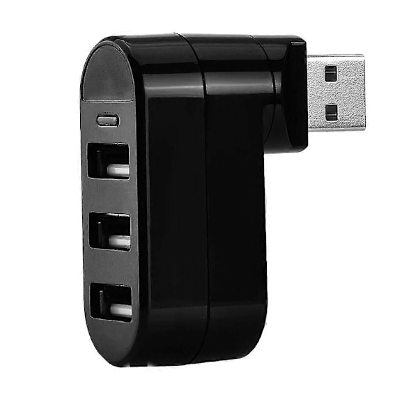 USB-jakaja-adapteri nopea tiedonsiirto, musta