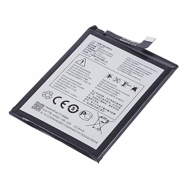 För Alcatel 3L (2020) 3.85V 3860mAh Li-ion Polymer Batteri Assembly Part (Encode: TLP038D7 / TLP038D