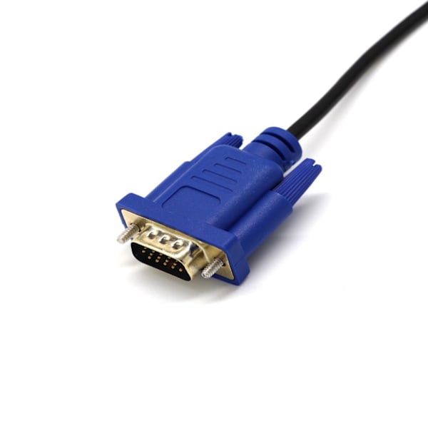 Bærbar 1,8 m 1080P HDMI-kompatibel Han til VGA Han Adapter Kabel Video Konverter Ledning til PC DVD HDTV