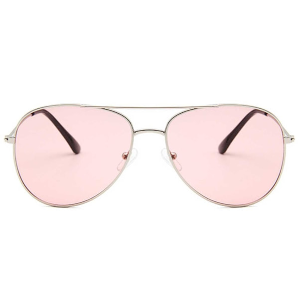 Pilot Solbriller Dame Sølv Rosa