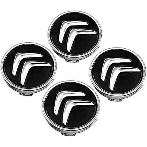 4 stk. Navkapsler for Citroen C4 Picasso C3 Berlingo C5 X7 C2 C1 Ds3 ZX Xsara C8 DS DS4 60MM, Felgsenterkapsler med merke, Bilemblem Hjuldeksler Acce
